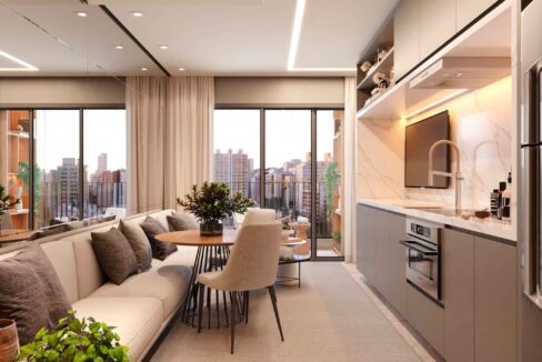 Vende-se Studio com varanda e lazer